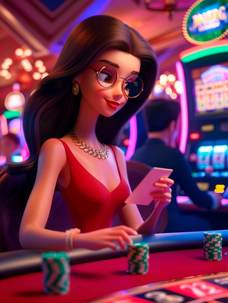 Tata letak meja roulette dengan berbagai pilihan taruhan